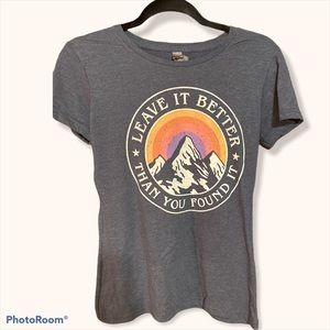 🏔 Leave It Better than You Found It ⛰ Fitted Tee